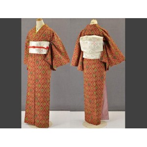 Кимоно комон без подкладки 
